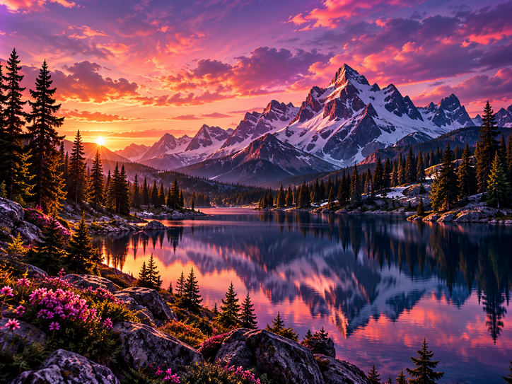 AI landscape artwork