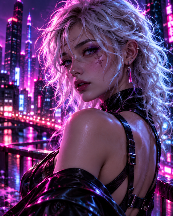 AI character portrait