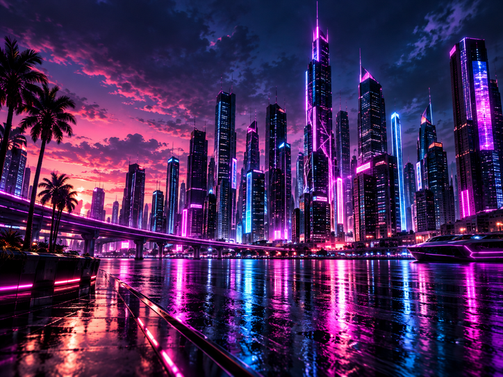 AI city artwork